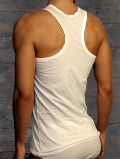 Мужская классическая хлопковая белая майка Doreanse Organic Cotton Collection 2001c02 распродажа